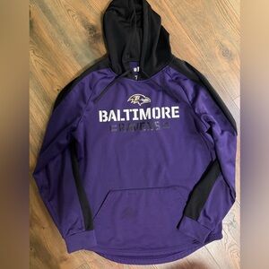 Baltimore Ravens NFL Apparel Purple and Black Hoodie
